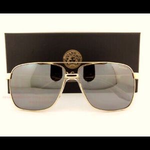 Versace Gold Frame Sunglasses